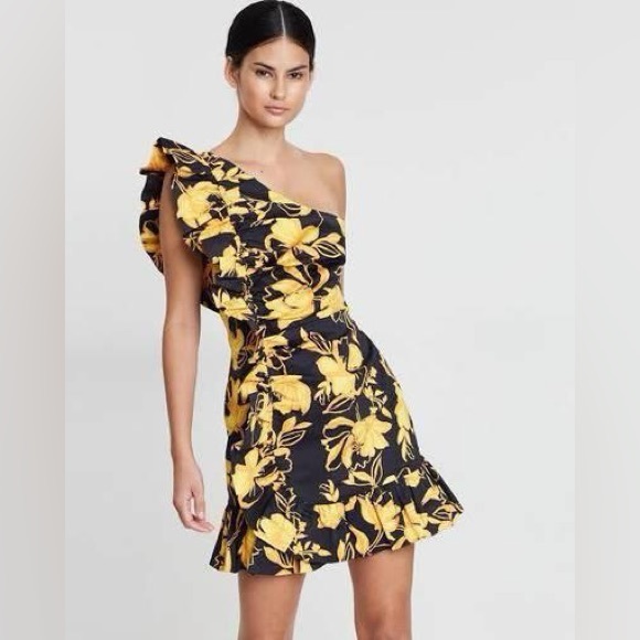 NWT;
C/MEO COLLECTIVE
Nomad Mini Dress Black Abstract | Mode sense - Picture 3 of 13